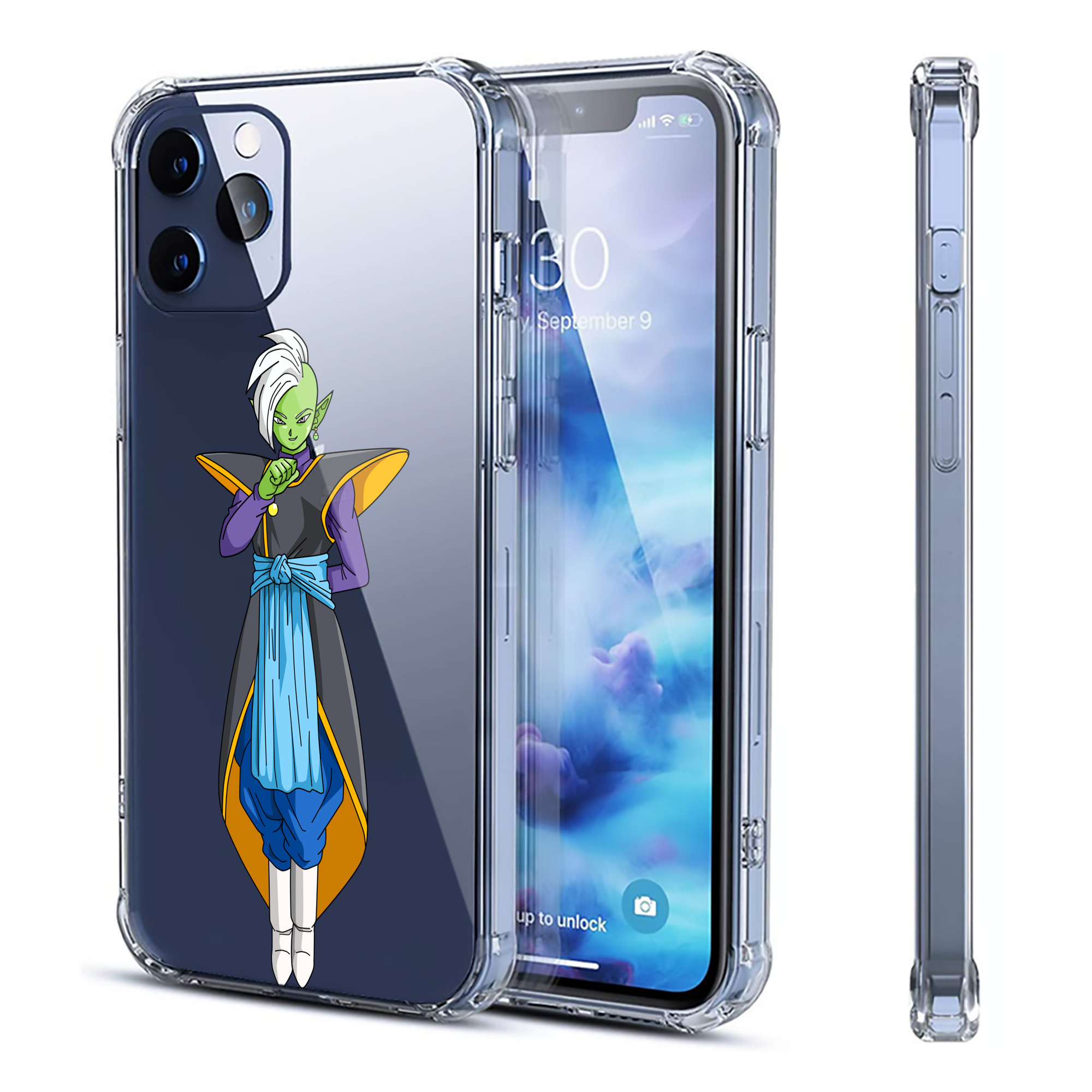 （画像用） ドラゴンボール DRAGON BALL 【iPhone 12シリーズ対応】透明スマホケース（クリアソフトケース）